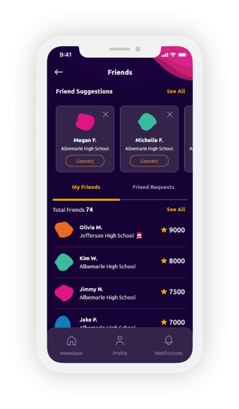 Special Olympics International, Unified Champion Schools app, interface concept 4