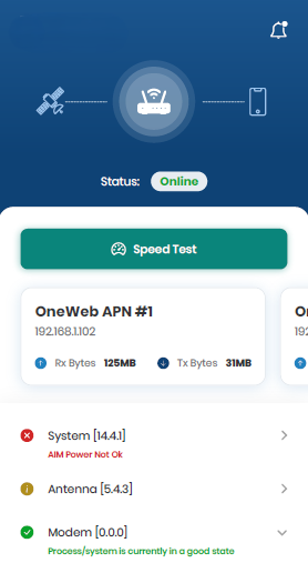 Hughes Network Systems, Hughes LEO installer app, interface concept 5